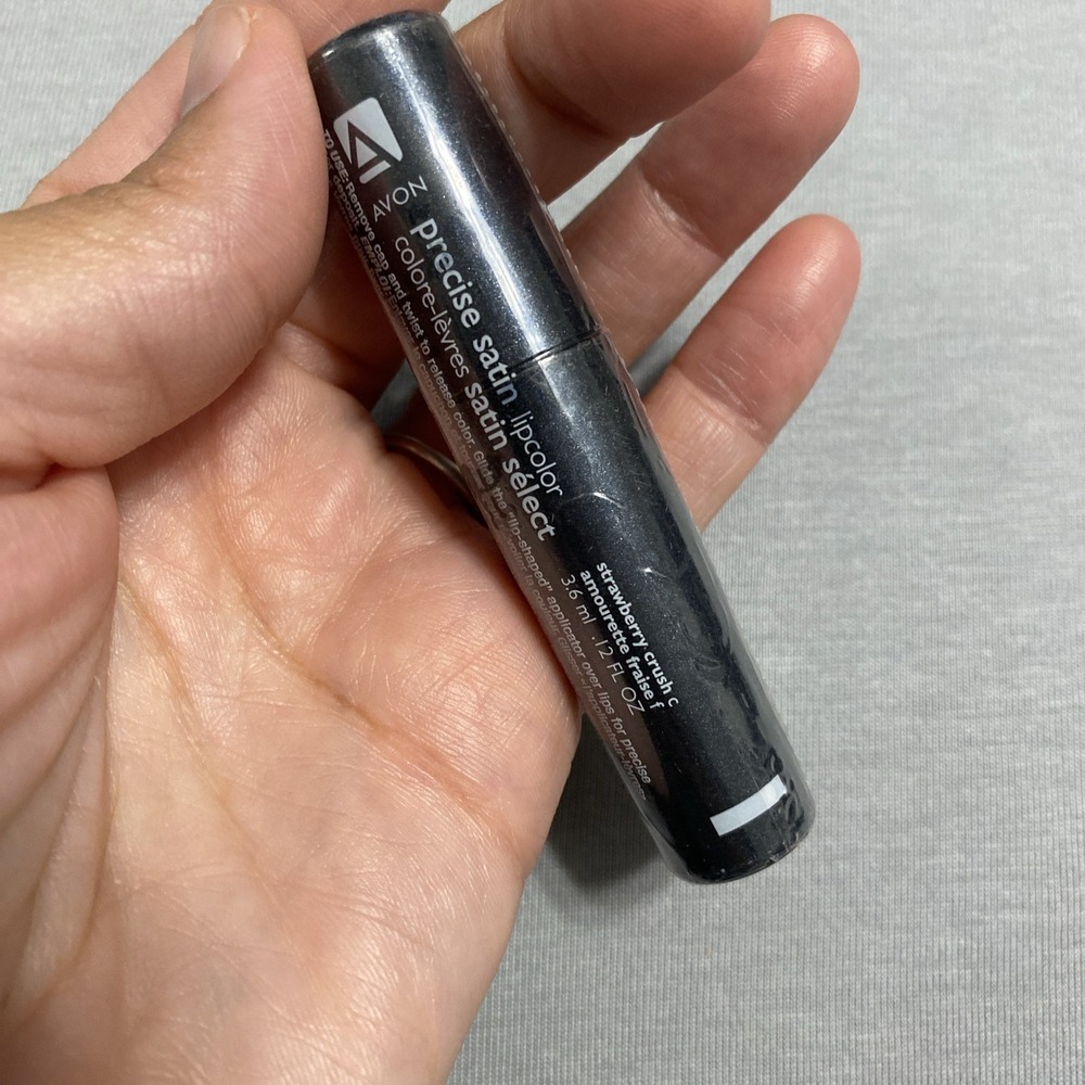 Avon Precise Satin Lip Color Lipstick Strawberry Crush Sealed Discontinued